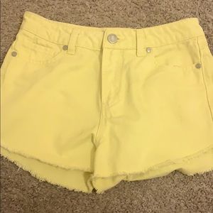 Yellow shorts